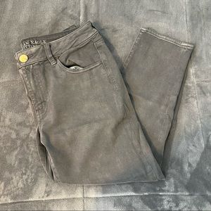American Eagle Grey Crop Pant